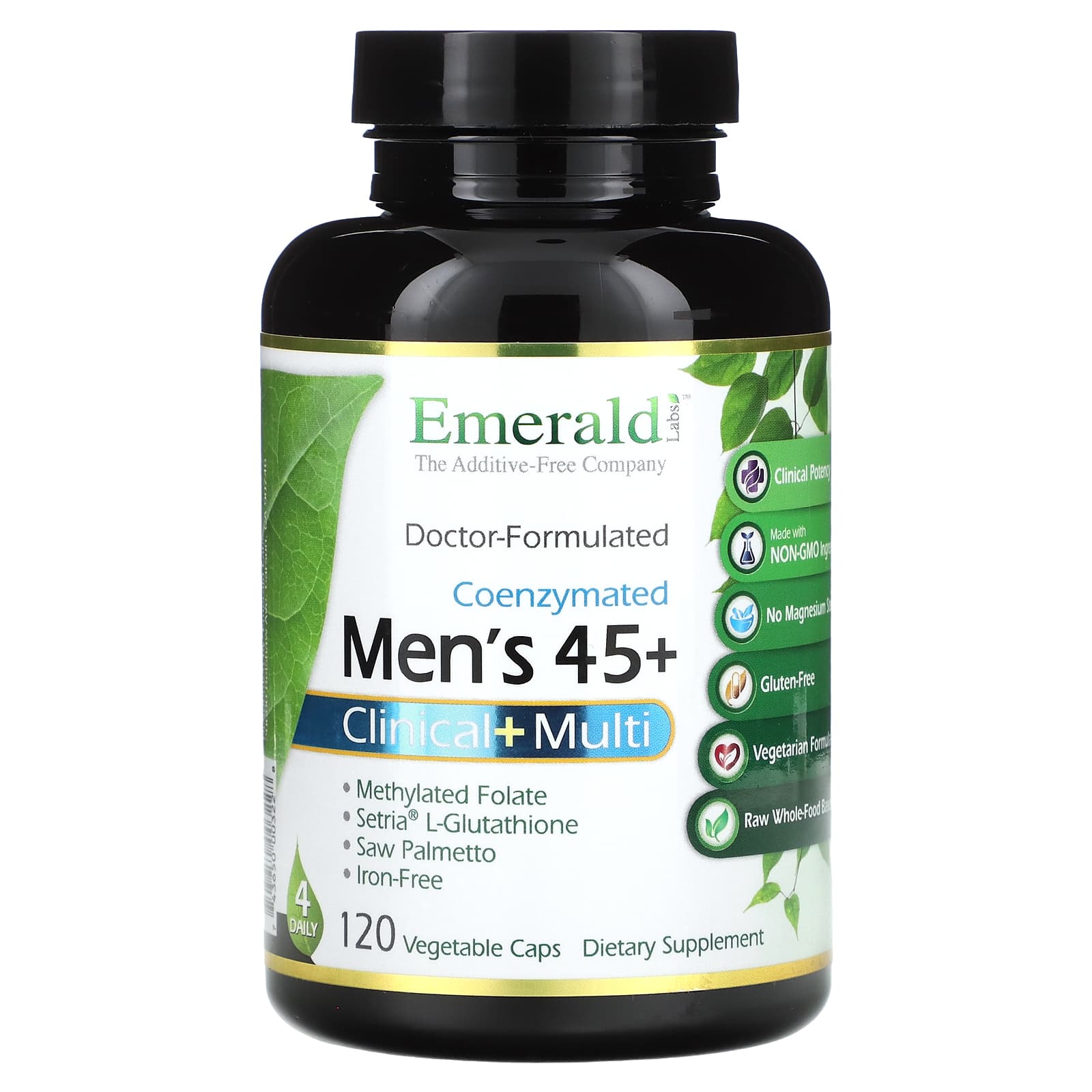 

Coenzyme-Improve Men s 45+ Clinical+ Multi, 120 Veggie Caps