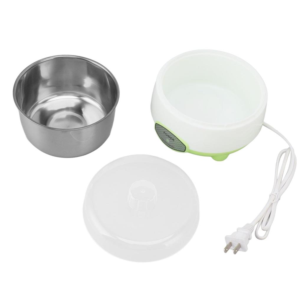 Compact, 15W, Constant Temperature, Stainless Steel Yogurt Maker, Natto Maker, for Home Use (US Plug 110V)