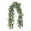 24TE Realistic 180cm Eucalyptuses Vine Adornment With 60 Blooms For Event Styling