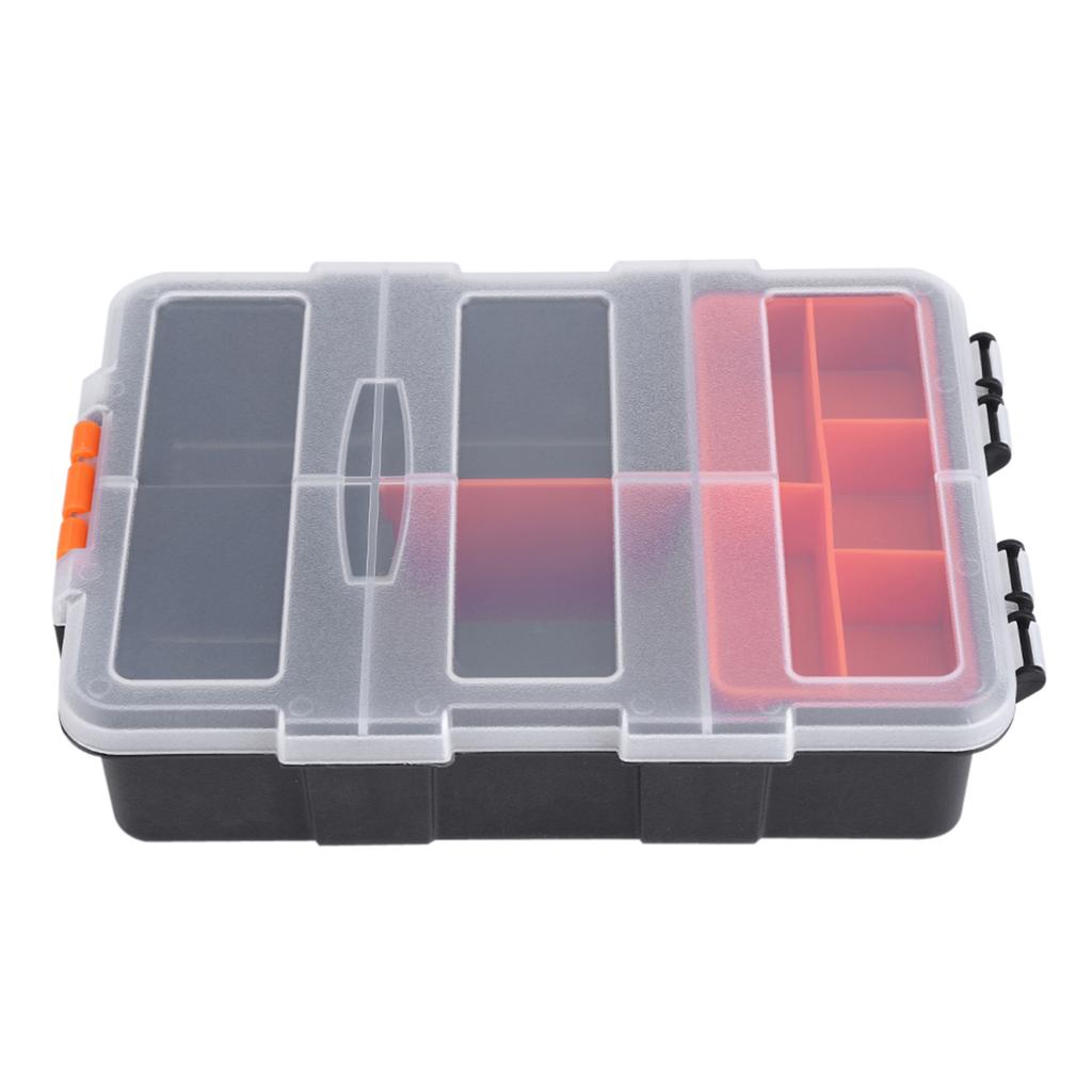 Two Layer Plastic Heavy Duty Components Storage Box Case Organizer Small Parts Tool Box