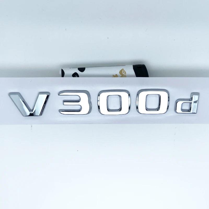 3D Buchstaben V260L V220d V250d V300d Emblem für Mercedes Benz V W447 Auto Kotflügel Plakette Kofferraum Namensschild Logo Aufkleber GT1