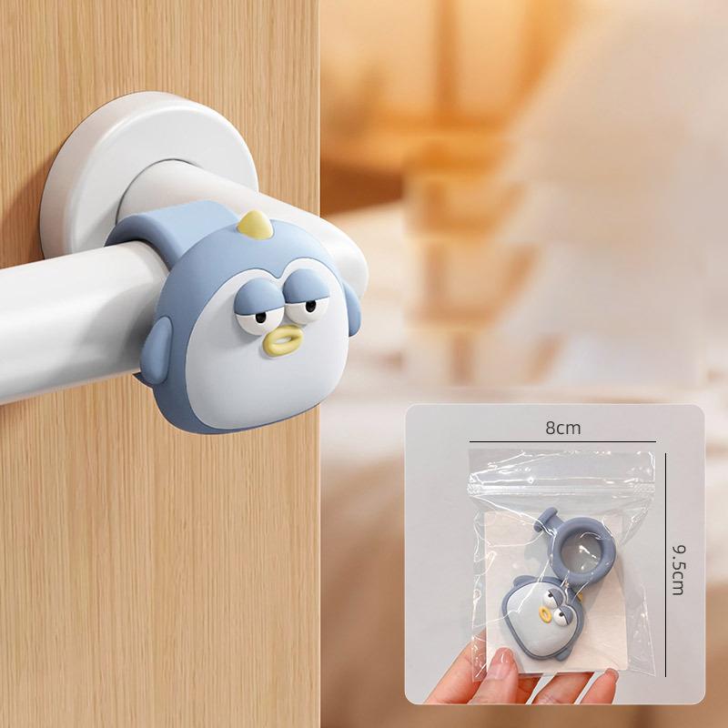 Stopper Cartoon Style Silicone Doorstop Anti-Damage Wall Protector Protection Mat Anti-Collision Pad Door Handle Crash Pad