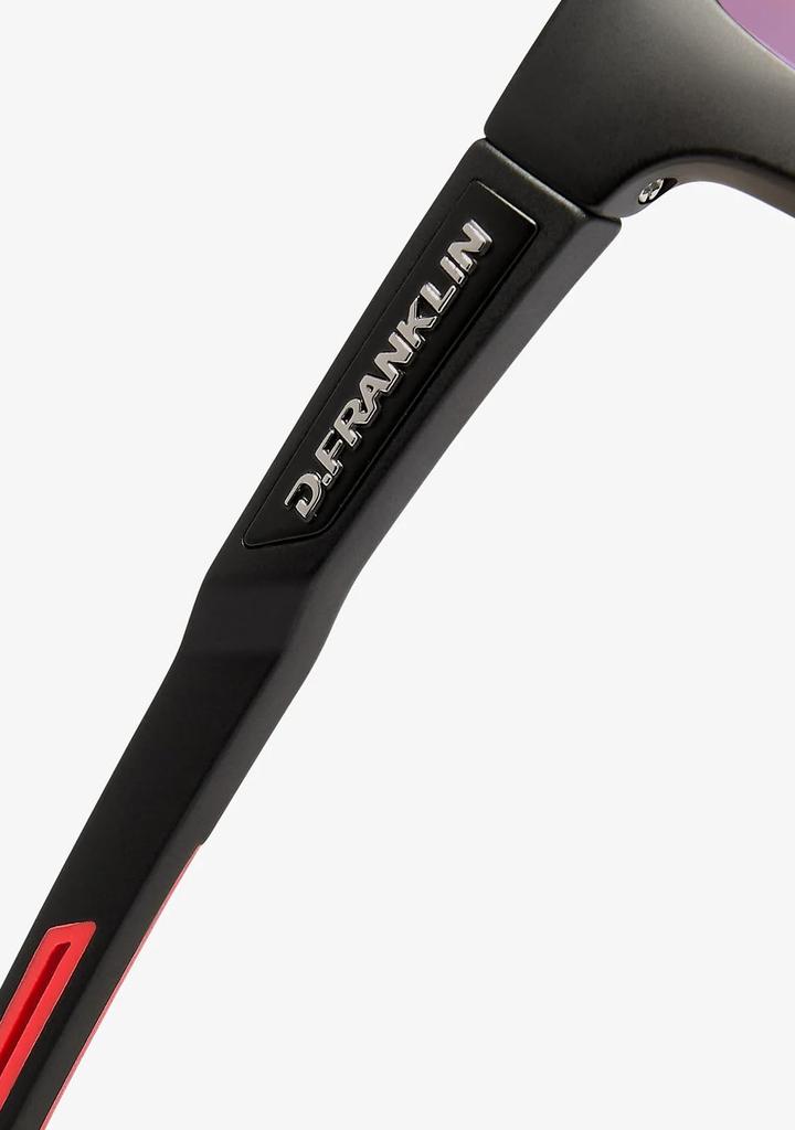 Volcano UV Matte D.Franklin Sunglasses, Protection, Black/Mirror Red, Men's & Women's