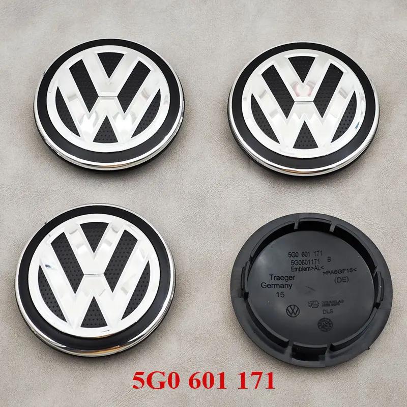 For Volkswagen GoFor VW Volkswagen Jetta MK5 Golf 4Pcs 65mm Car Wheel Center Hub Caps For Volkswagen VW Golf Passat Tiguan Lamando Teramont Cross