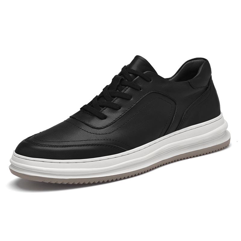 Trendy Men's Shoes Spring and Autumn Little White Shoes Men's Sports and Leisure Shoes Platform Green Versatile Fashion Comfortable Board Shoes