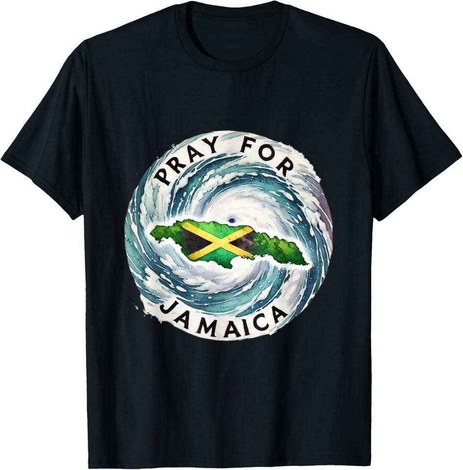 Pray for Jamaica Hurricane Melissa T-Shirt | Jamaica Relief Graphic Tee Unisex 4XL