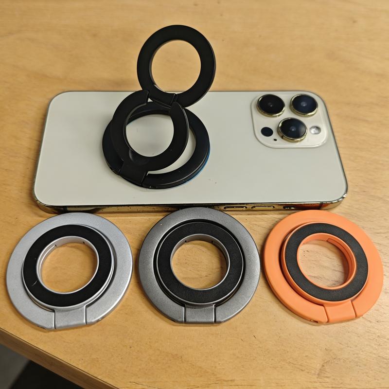 Doppelseitiger Starker Magnetischer Ständer für Magsafe 360° Drehung Fingerring Schnalle Handy Super Magnet Ständer für iPhone 17 16
