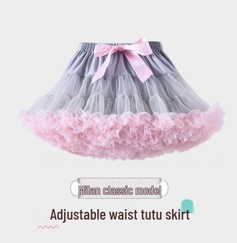 Kék Princess Tutu Szoknya: Lányok Tavaszi/Nyári Hálós Ruha