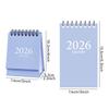 2026 Simple Calendar Small Desk Calendar Creative Coil Calendar Planner Desktop Decoration Office Stationery