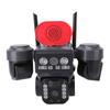 Triple Lens Solar Security Camera 2.4GHz WiFi Camera 8000mAh Battery Powered 360 Degree View IP66 Weatherproof AI