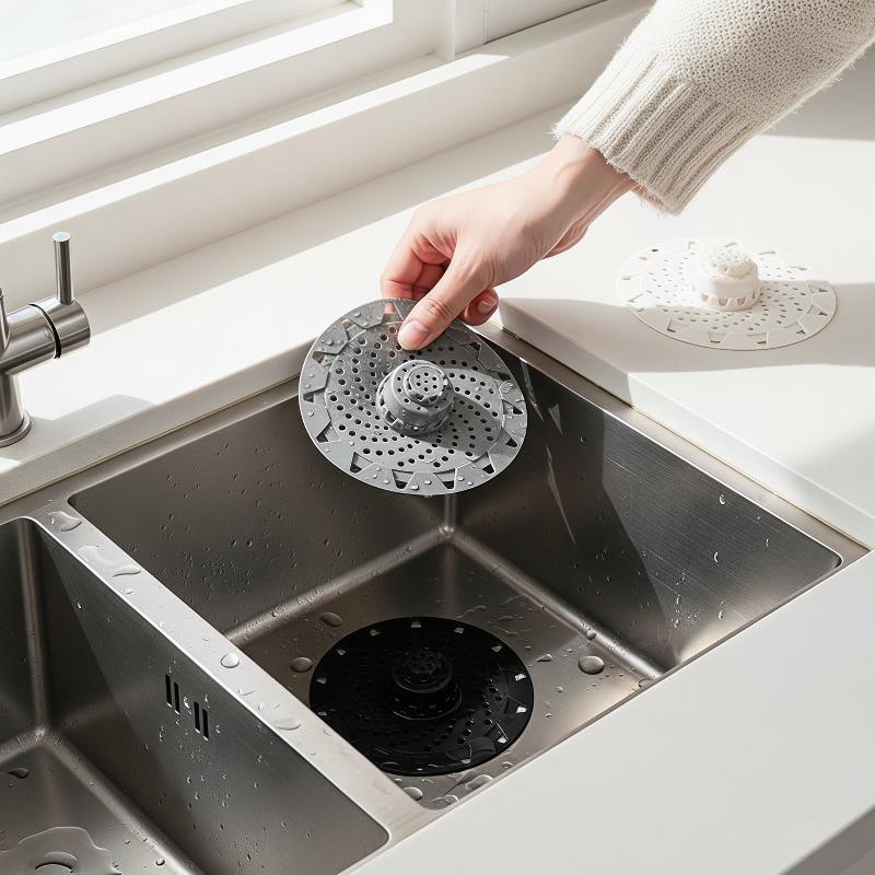 1Pc Bathroom Hair Catcher Stopper Shower Floor Drain Cover Filter Deodorant Anti Clogging Kitchen Sink Plug Strainer