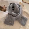 Kaschmirschal Winter Warm Gestrickt Kleiner Damenschal Korea Styles Schals Wollschals Damen Weiche Wickeltücher Halstuch