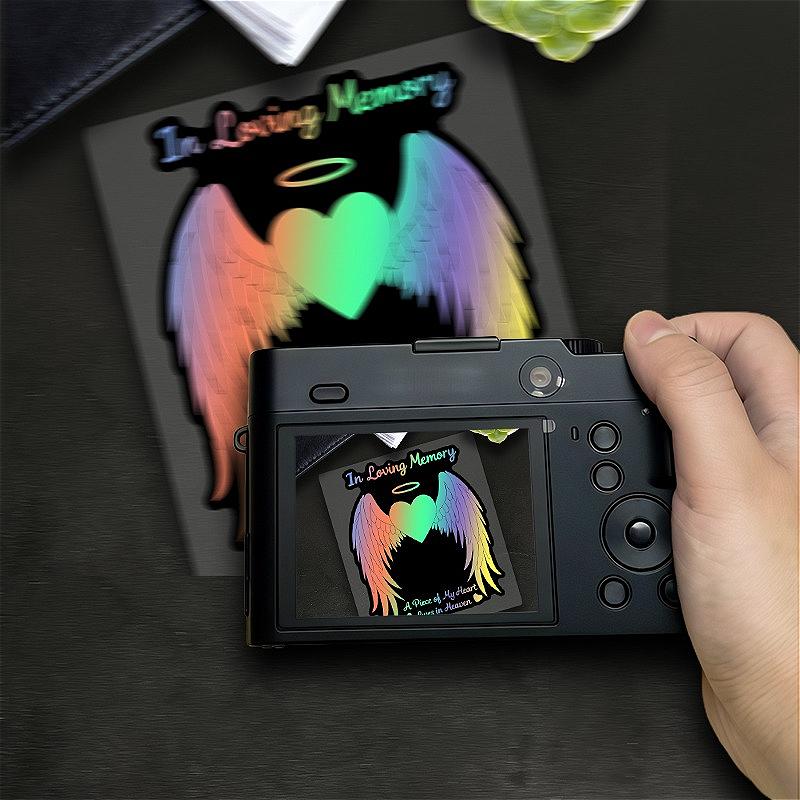 1pc In Loving Memory Motorcycle Stickers Waterproof for Motorcycle Fairings Tailbox Car Windows Scooters Universal Vinyl Decals