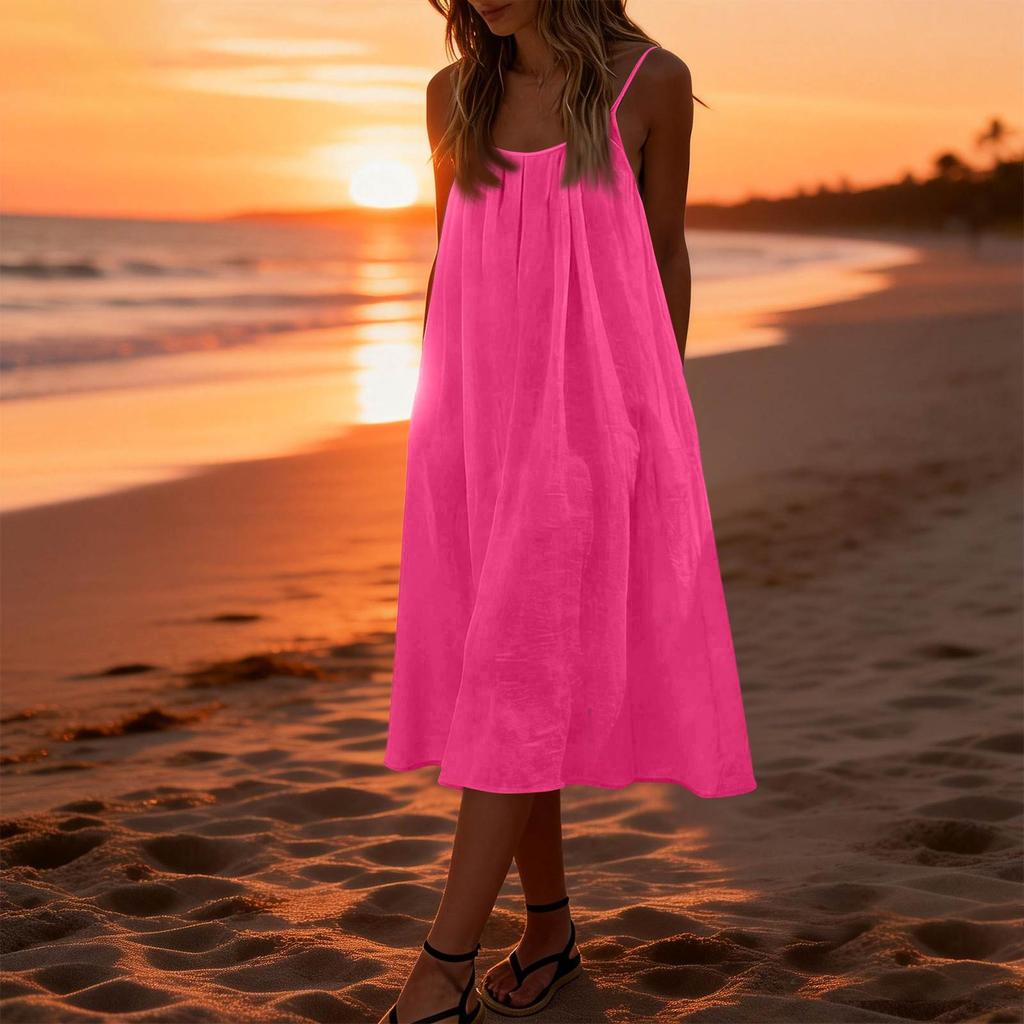 Women's Backless Strapless Dresses, Backless Loungewear Dress, Sleeveless, House Dress, Long Dress With Back Bow