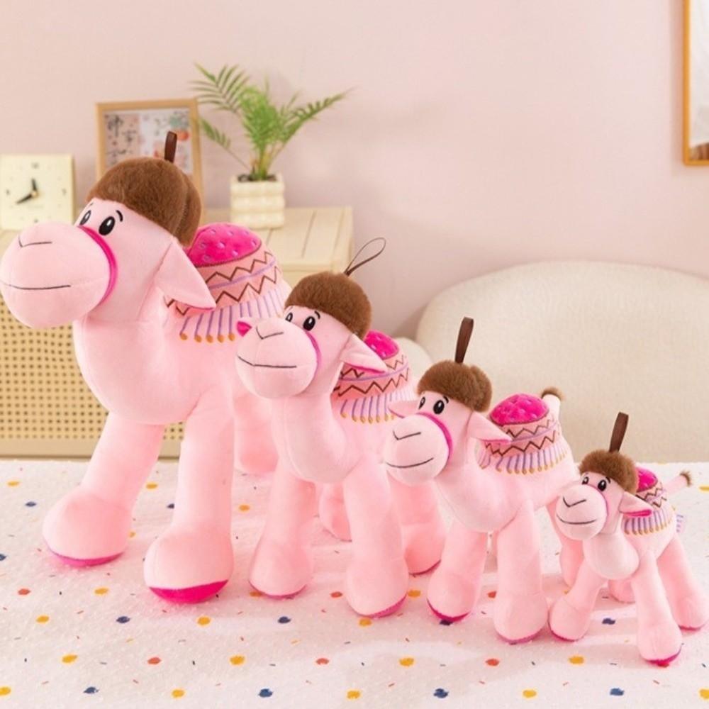 Cute Short Plush Cartoon Camel Doll Soft Plush Stuffed Camel Doll Camel Plush Doll  Halloween Gift