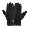 Warm Gloves New Rabbit Velvet Bow Outdoor Cycling Versatile Windproof and Cold Autumn and Winter Gloves