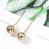 Women Disco Ball Tassel Long Dangle Hook Earrings Party Jewelry Gift