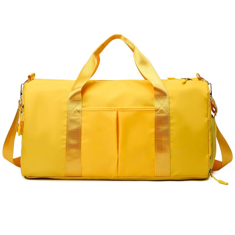 Large Travel Duffel with Wet Dry Separation Waterproof Gym Bag for Swimming Yoga Sports Organized Carryall Essential