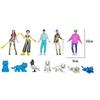 Kpop Demons Hunters Figure, Tiger Rumi, Mira Zoey, Tiger Figurine Toy, Hunt Girl Group Statue for Fans Gift,