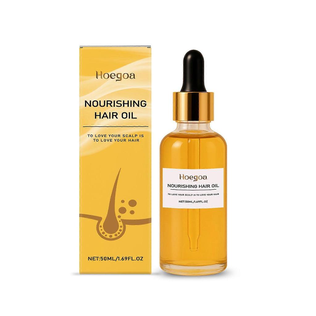 Hoegoa Nourishing Hair Care Essential Oil Nourishes And Strengthens Hair Strands, Moisturizes And Comforts The Scalp, And Protects Hair