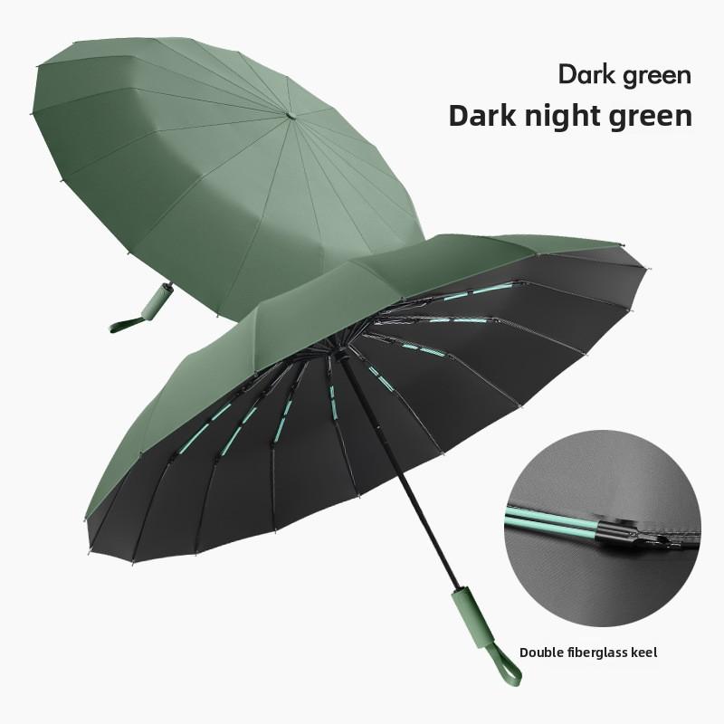 

Полностью автоматический зонт с 32 спицами, защита от солнца и УФ-лучей, складной солнцезащитный зонт для мужчин и женщин full-fiber&16K темно-зеленого