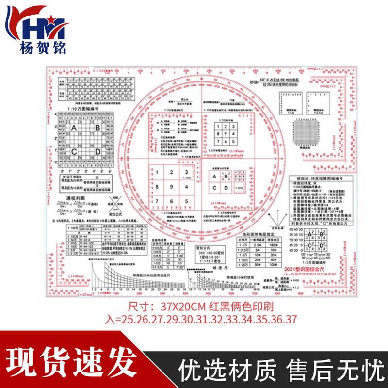 Yang Heming Map Reading & Topographic Ruler
