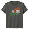 Niger Flag Map Graphic Unisexs TShirt Unisexs Tee Unisex Top