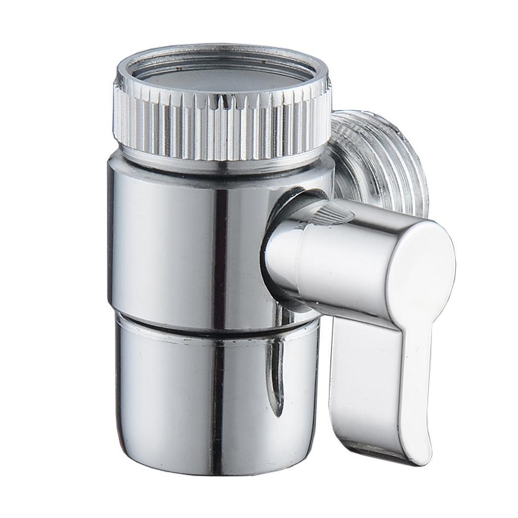 Steel Faucet Diverter Valve Aerator Universal Faucet Connector 1/2 for Shower Hose Garden Hose Portable Washing Machine