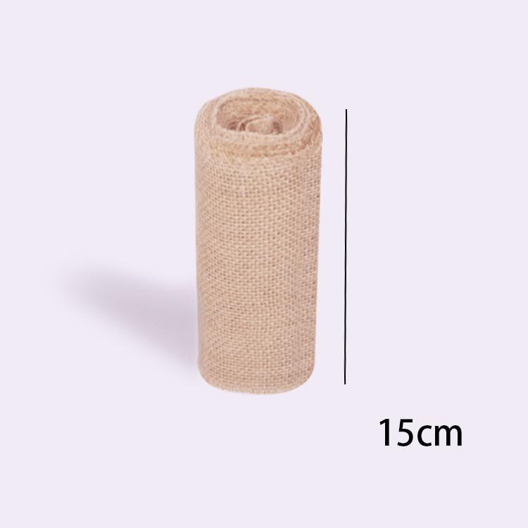 Natürliches handgemachtes Jute-Sackleinenband für DIY Weihnachts- und Hochzeitsdekorationen