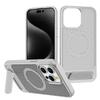 Applicable to Apple 16pro bracket mobile phone case honeycomb heat dissipation grid Huawei mate70pro magnetic mobile phone case