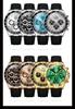 Męski Zegarek OLEVS, Stylowy, Czytelny, Popularny, Marka Modowa, Japoński Mechanizm Kwarcowy, Silikonowy Pasek Chronograf, Wyświetlacz Daty, Wodoodporny, Busi