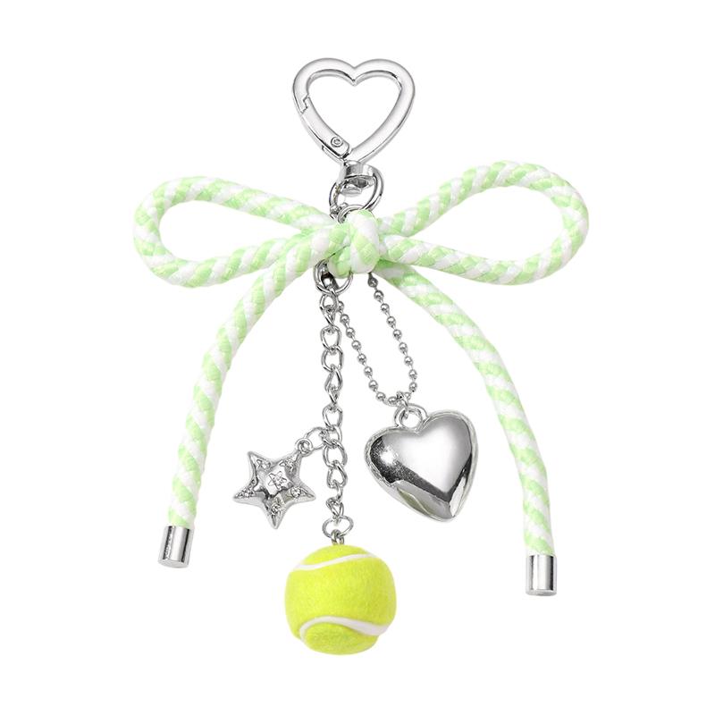 

Трендовый Изысканный Бейсбольный Бант Сердце Брелок Ccb Любовь Звезда Брелок Y2K Держатель для Ключей для Девочек Подвеска для Сумки Украшение для Ключей