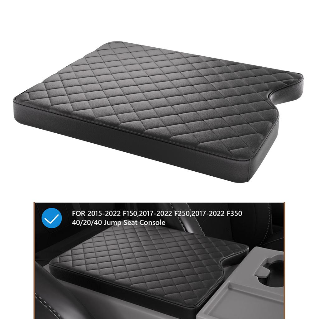 Car Center Console Covers,Leather Armrest Cushions Protections Pad Accessory for F150 F250 F350 F450 F550