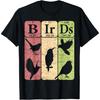 Birds Periodic Table Elements Birdwatching Ornithology T-Shirt(3)