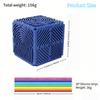 Children'S 3D Stereo Decompression Cube Silicone Sensory Toy, Baby Concentration Training Educational Building Blocks, Early Education Hands-On