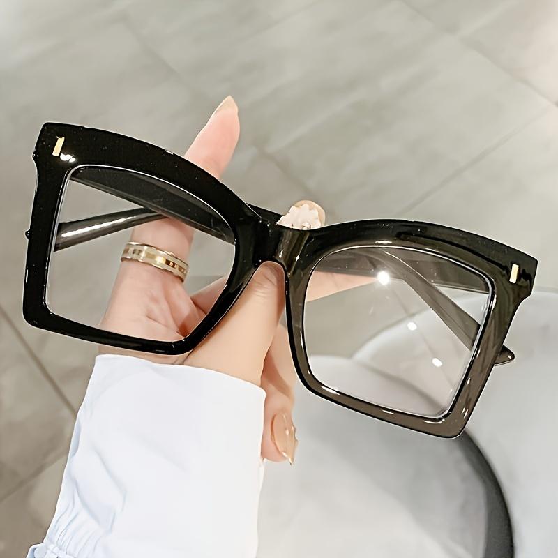 Classic Black Frame Presbyopia Glasses Big Frame Blocking Blue Light Reading Glasses Eyewear +1.0+1.5+2.0+3.0+3.5+4.0 Unisex