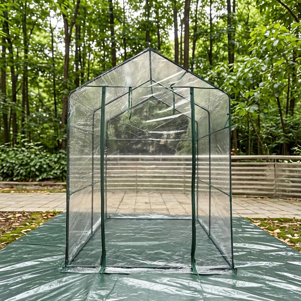 "Outdoor Balcony Greenhouse Insulated Shed for Garden Succulents and Bougainvillea"