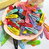 10/20/30pcs Colorful Plastic Hair Clips for Women Girl Daily Use Bangs Clips Cute Minimalist Design Solid Hair Accessories