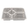 Disposable 5-Compartment Aluminum Foil Meal Prep Container