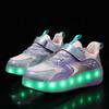 New Roller Skates with Lights Detachable Multi-functional Wheel Shoes Student Street Roller Skates Sports Shoes