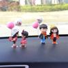 Action Figure Center Console Dashboard Figurine Cartoon Couples Model Car Ornament Car Decoration