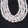 1String, White Natural Freshwater Pearls, Baroque Irregular Pearl Beads, for DIY Necklace Accessories, Jewelry Making, Women Gift, 36 Cm