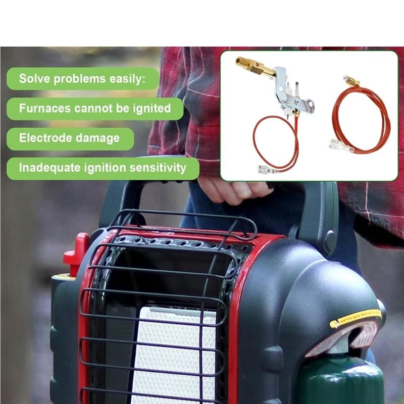 Quick Warmth Pilots Assembly F273401 73404 for Portable Propane Heaters Reduces Fuels Costs Perfect for Camping and Work