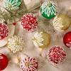 3Pcs/Set Shiny Christmas Ball 8CM Xmas Ornament Ball Durable Christmas Tree Balls  Home