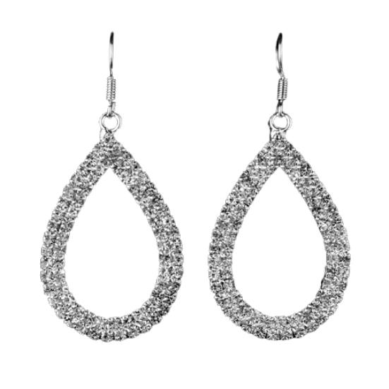 Hoop Earring Decorative Comfortable Exquisite Tear Drop Earrings for Festival
