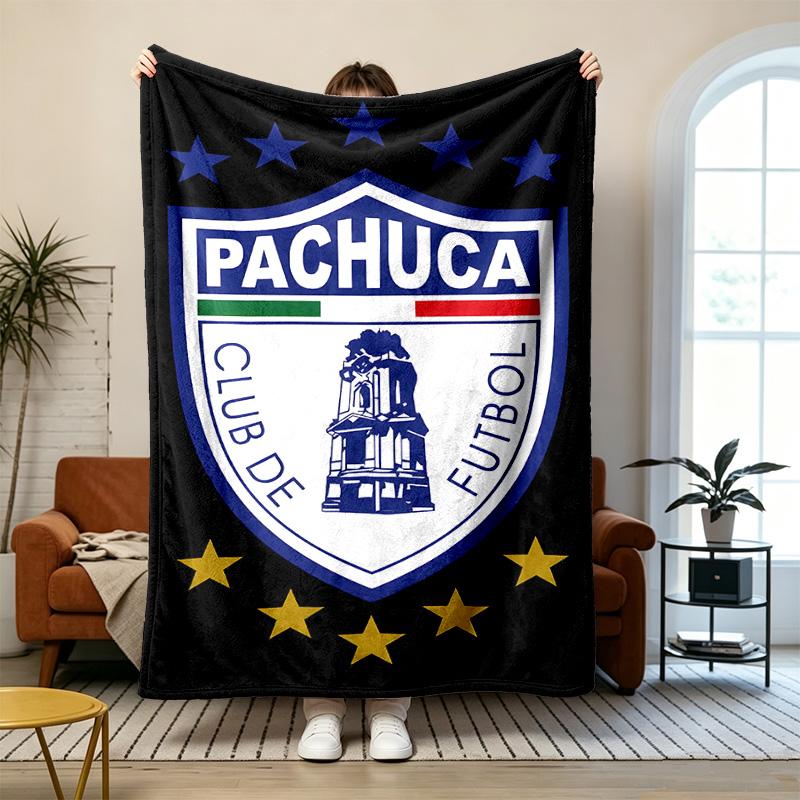 Pachuca Football Club Soft and Comfortable Flannel Suitable for Sofas Living Rooms Outdoor Camping Travel and Also Makes a Great Anniversary Gif