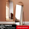 Full-Length Floor Mirror: Stylish Wall-Mounted Dressing Mirror for Bedrooms and Fitting Rooms