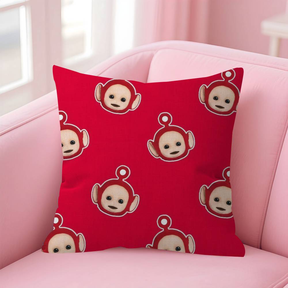 Cute Teletubbies cartoon Cushion Cover 30x50 Polyester Sofa Cushions Decorative Throw Pillows Home Decoration Pillowcover