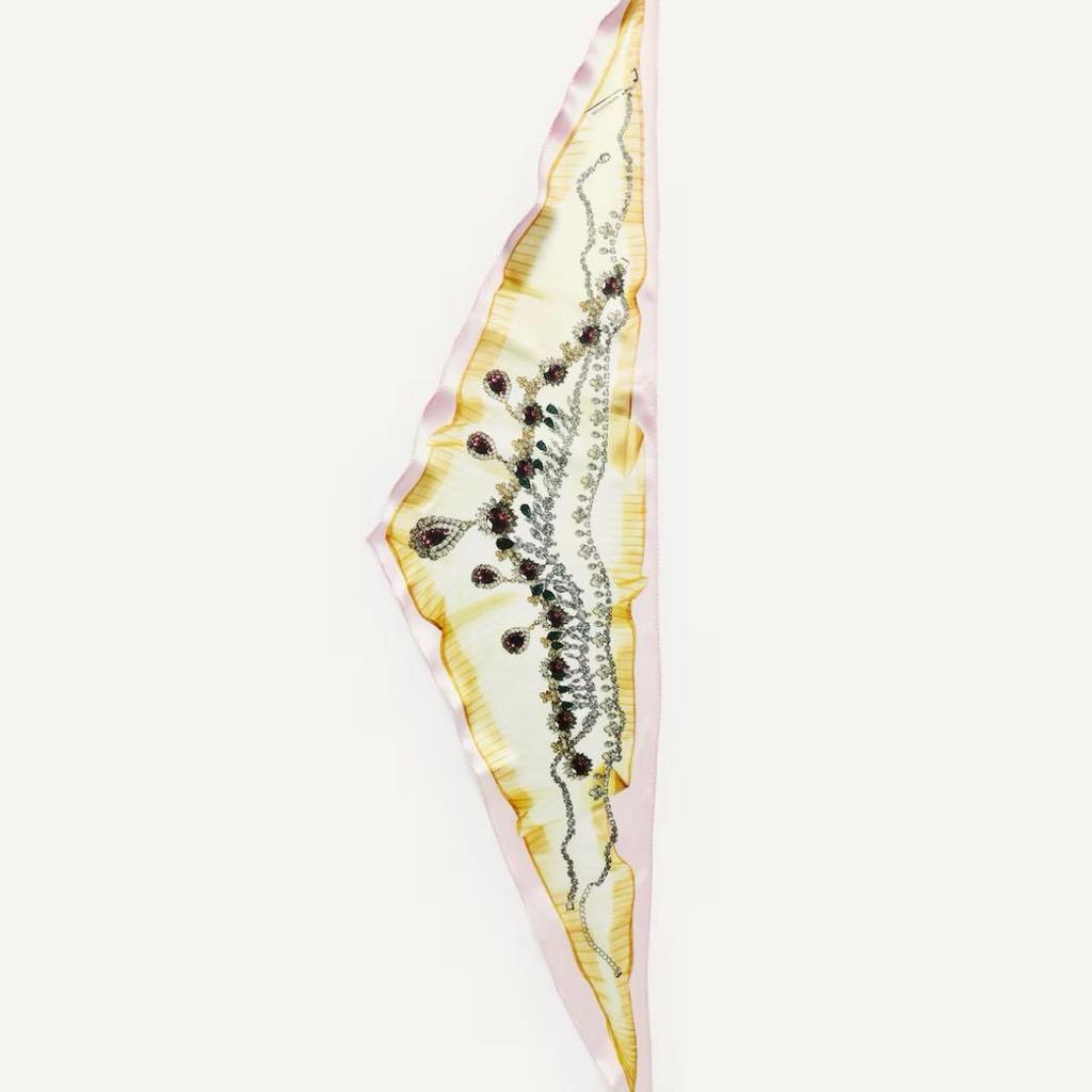 Used H&M  GLENN MARTENS Silk Neck Scarf