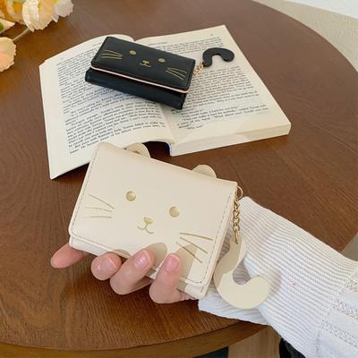 New Korean Version Small Wallet Women's Wallet Short Girls Student Fashion Cartoon Change Bag Wallet